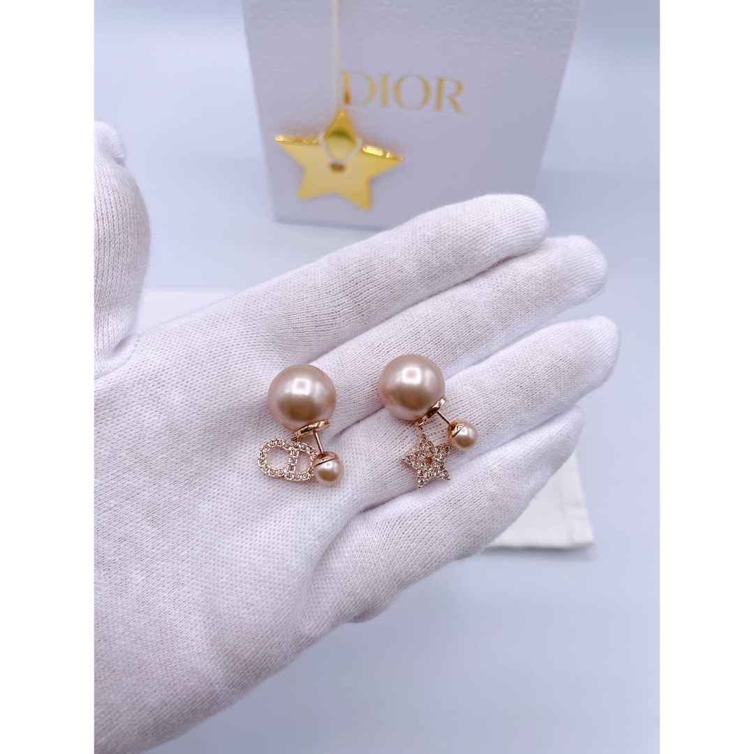 Dior ピンクゴールド ピアス 匿名配送-