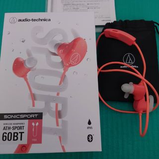 オーディオテクニカ(audio-technica)のaudio-technia ワイヤレスヘッドフォン　ATH-SPORT60BT(ヘッドフォン/イヤフォン)