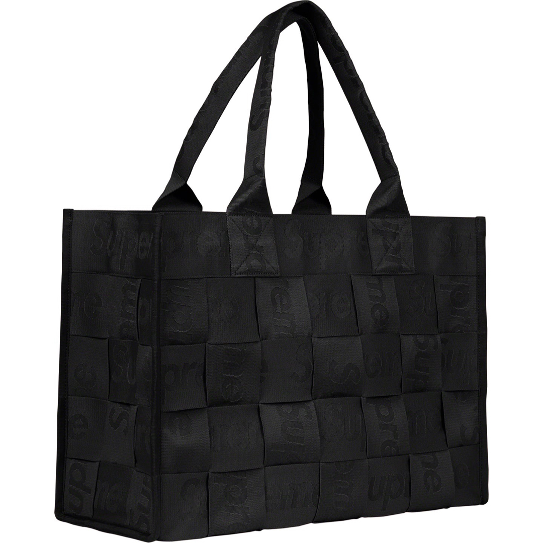 Supreme Woven Large Tote "Black"