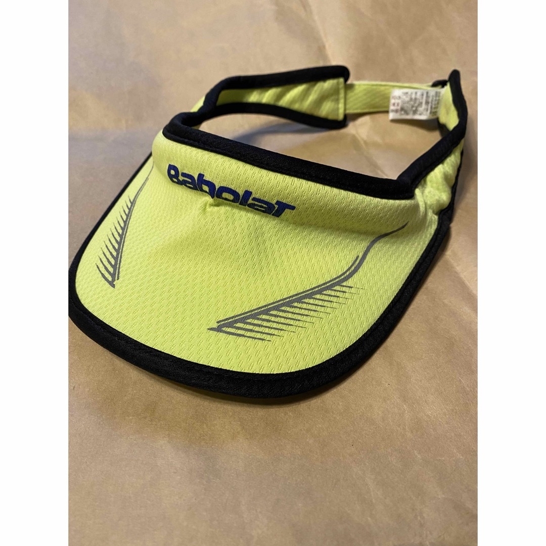 Babolat(バボラ)の3点セット バボラbaboraサンバイザーイエロー スポーツ/アウトドアのテニス(その他)の商品写真