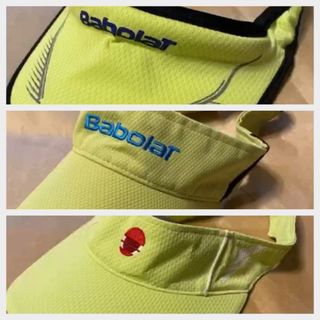 バボラ(Babolat)の3点セット バボラbaboraサンバイザーイエロー(その他)