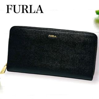 Furla - フルラ 長財布 ブラック ラウンドジップ 黒色 FURLAの通販 by