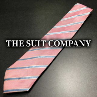 スーツカンパニー(THE SUIT COMPANY)のスーツカンパニー レジメンタル ピンク ネクタイ B104-J01(ネクタイ)