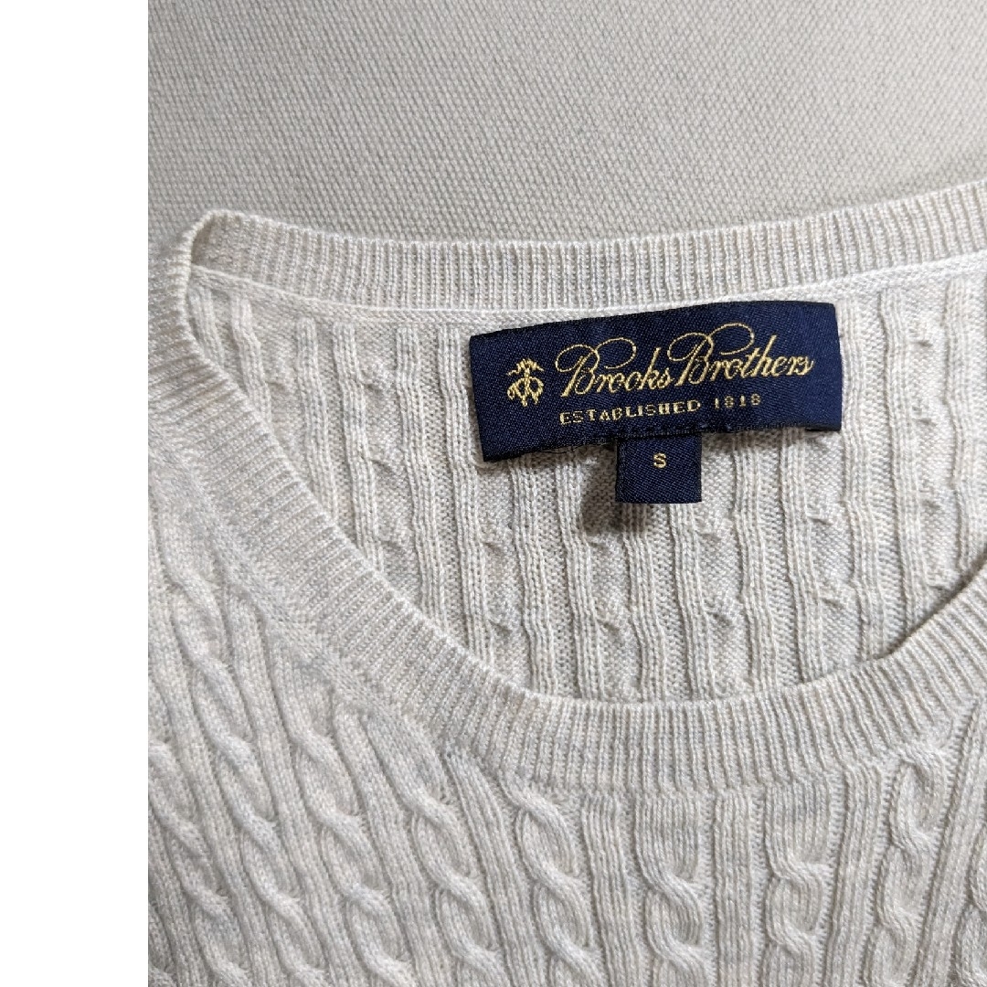 Brooks Brothers(ブルックスブラザース)のブルックスブラザース　半袖ニット レディースのトップス(ニット/セーター)の商品写真