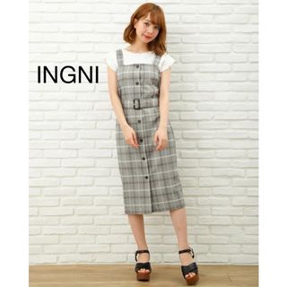 イング(INGNI)のINGNI ジャンスカ(ひざ丈ワンピース)