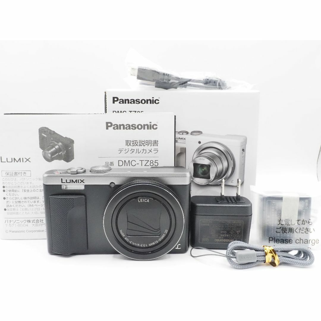 Panasonic(パナソニック)の■極上美品■ パナソニック LUMIX DMC-TZ85（シルバー）♯0384 スマホ/家電/カメラのカメラ(コンパクトデジタルカメラ)の商品写真