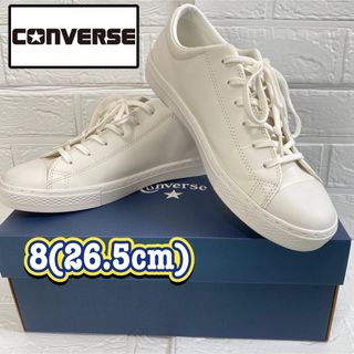 コンバース(CONVERSE)の【美品】コンバース スニーカー レザー オールスター クップ　26.5cm(スニーカー)