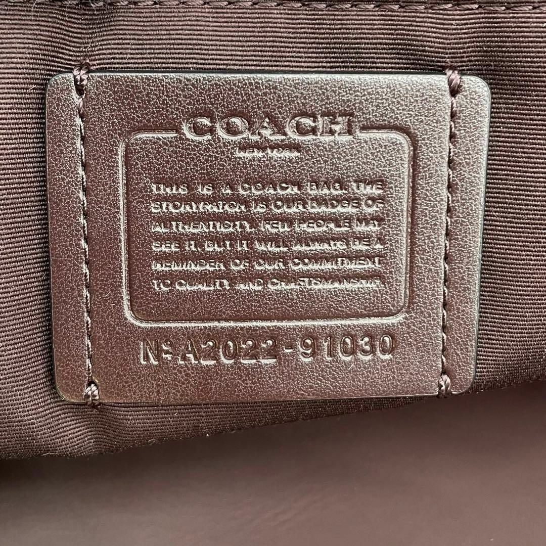 COACH(コーチ)の✨美品✨ コーチ 2way ハンドバッグ レザー ブラック A4可 PC収納 レディースのバッグ(トートバッグ)の商品写真