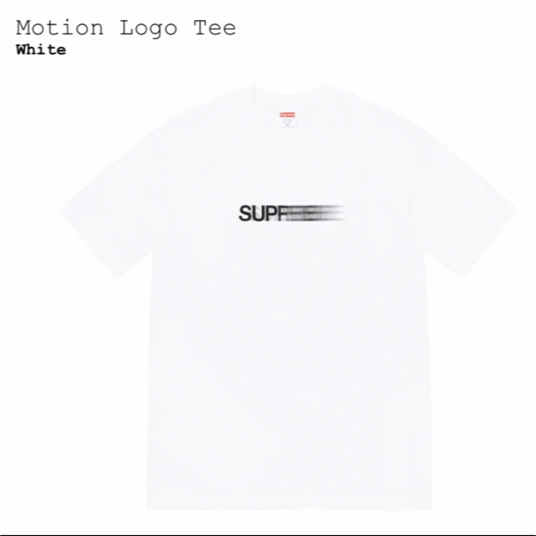 Supreme(シュプリーム)のSupreme Motion Logo Tee "White" メンズのトップス(Tシャツ/カットソー(半袖/袖なし))の商品写真