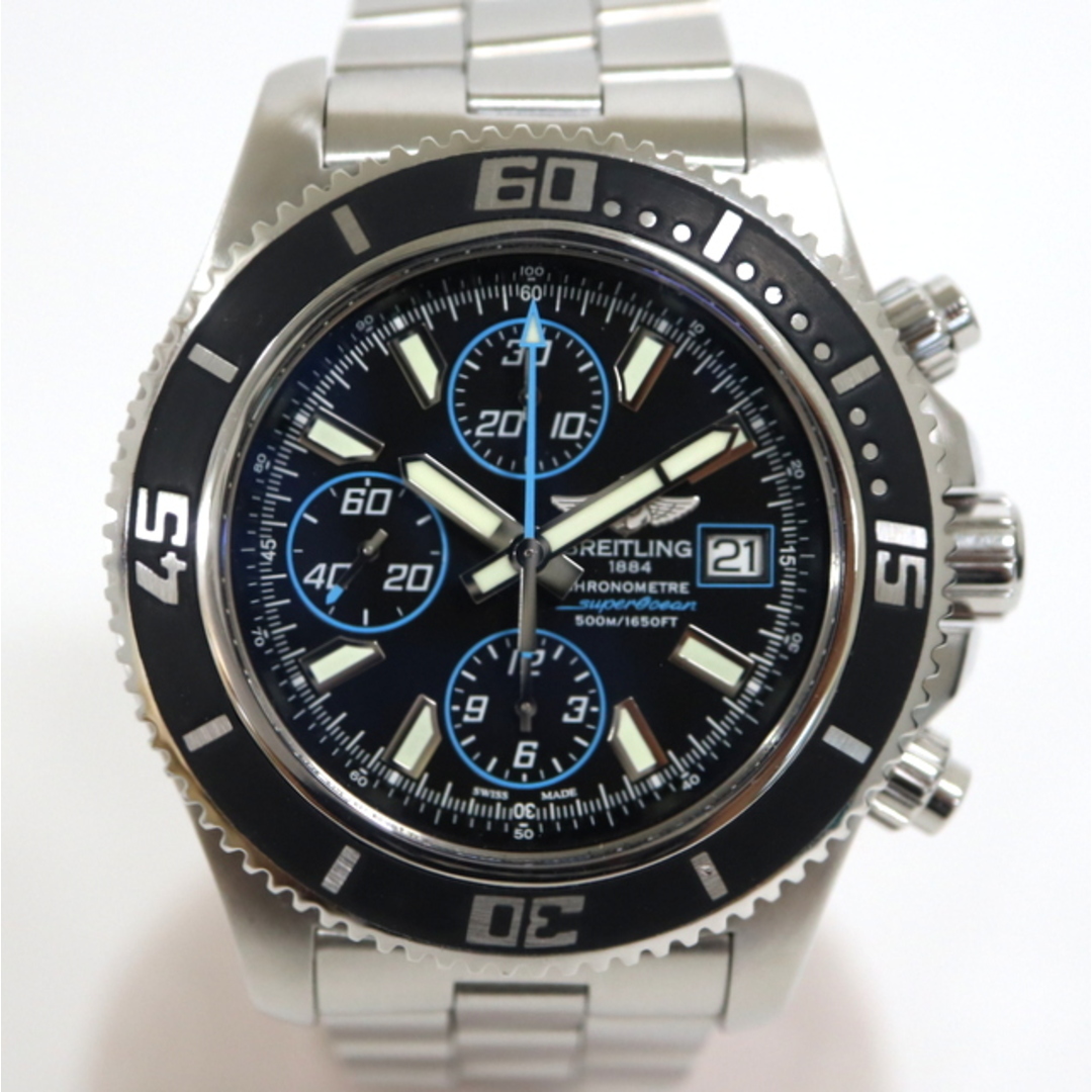【BREITLING】ブライトリング 腕時計 スーパーオーシャンクロノグラフ AT SS 44mm A13341 2番7桁 /kt06767ar