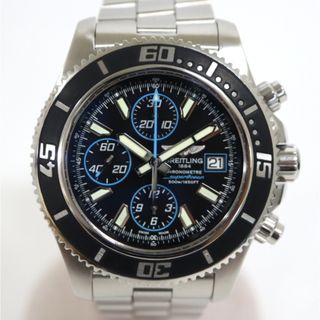 ブライトリング(BREITLING)の【BREITLING】ブライトリング 腕時計 スーパーオーシャンクロノグラフ AT SS 44mm A13341 2番7桁 /kt06767ar(腕時計(アナログ))