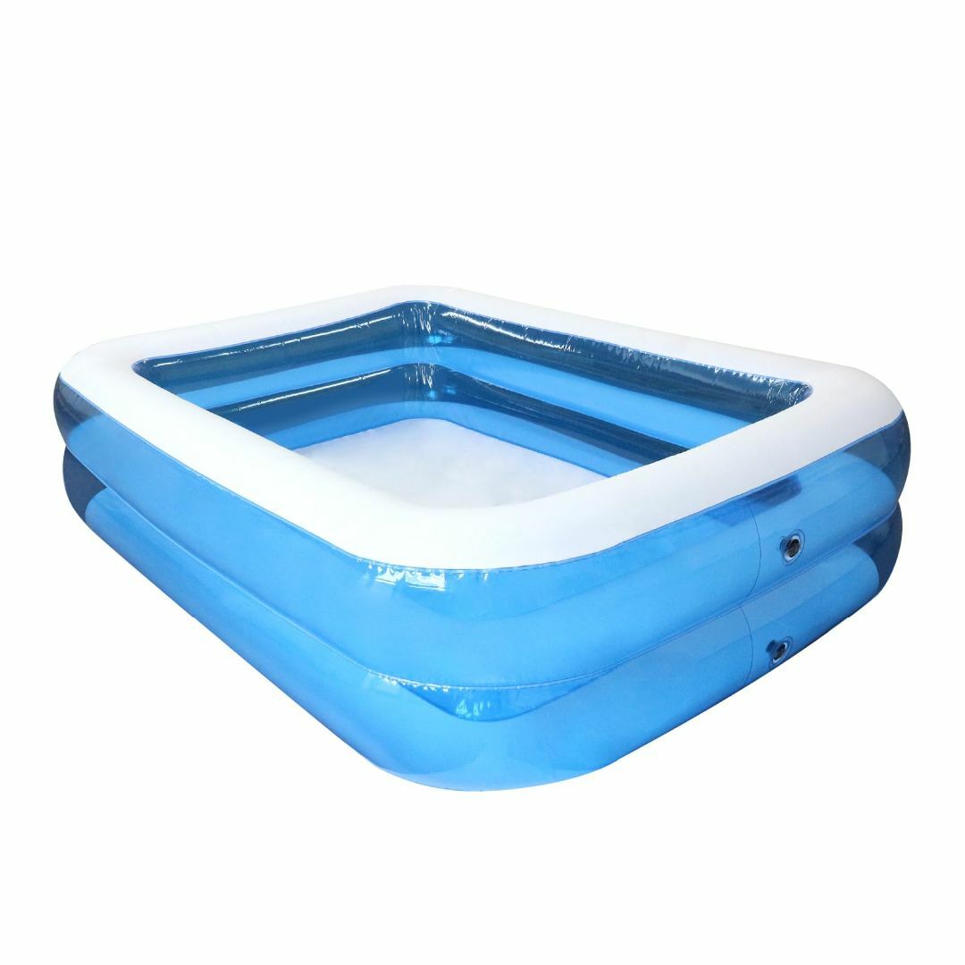 家庭用ビニールプール 水遊び ビッグサイズ クリアカラー 200cm×150cm