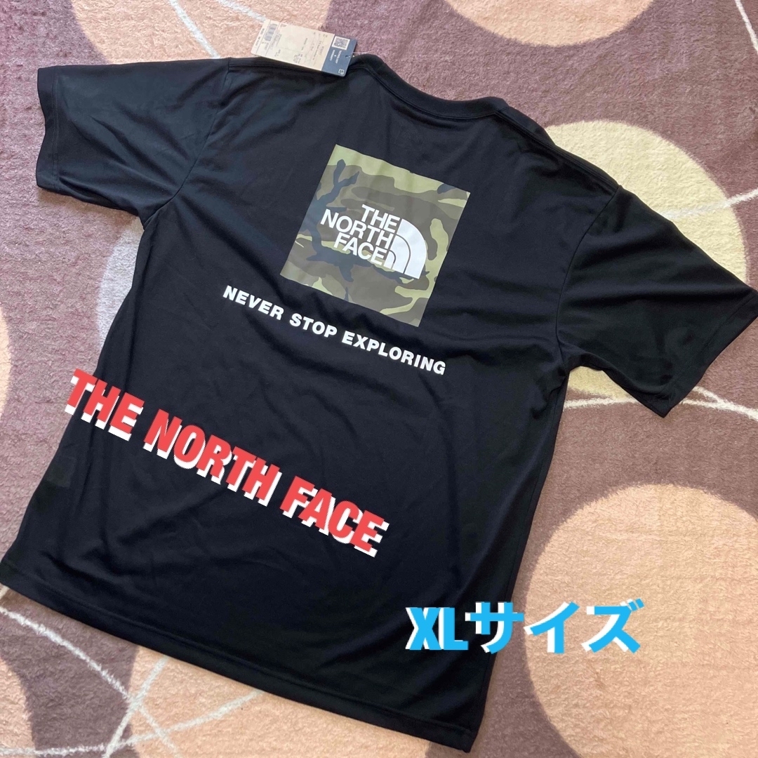 THE NORTH FACE(ザノースフェイス)のTHE NORTH FACEノースフェイスメンズTシャツブラックXLサイズ メンズのトップス(Tシャツ/カットソー(半袖/袖なし))の商品写真