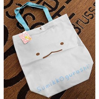 スミッコグラシ(すみっコぐらし)の新品⭐︎ A4トートバッグ フェイス柄 とかげ すみっコぐらし(キャラクターグッズ)