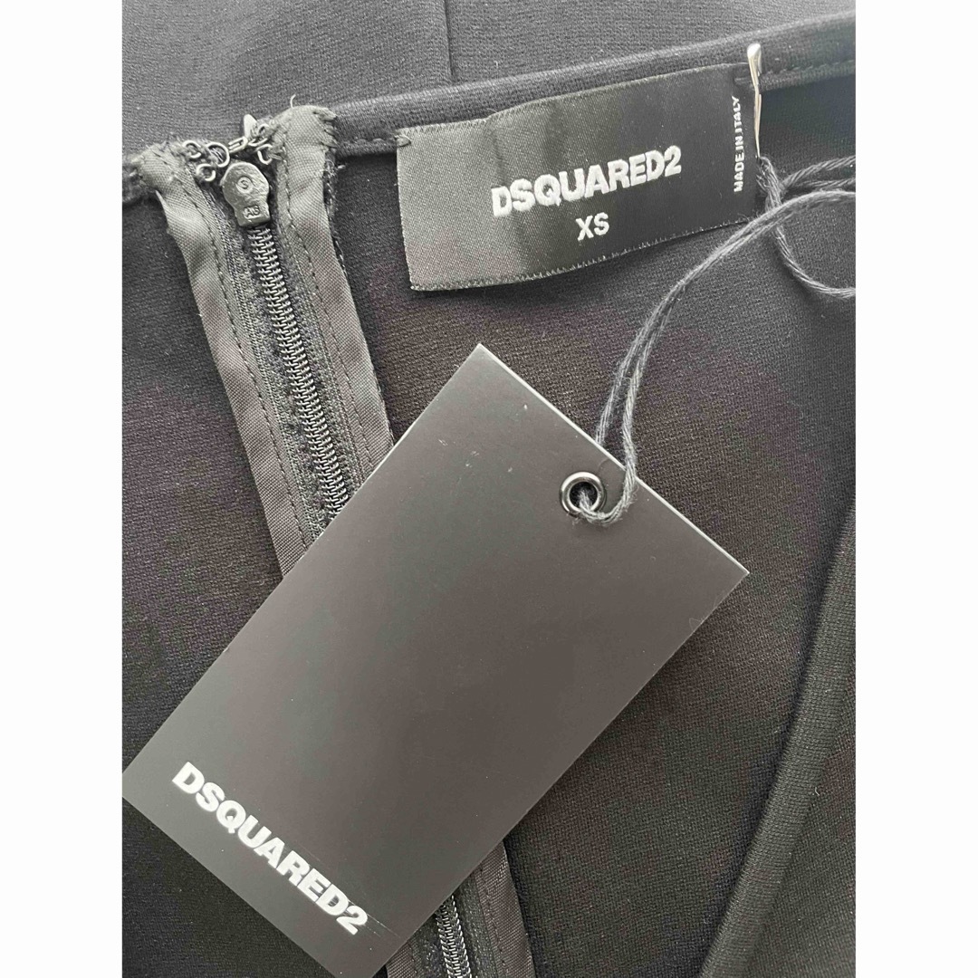 【新品】DSQUARED2 ディースクエアード   ブラック タイトワンピース