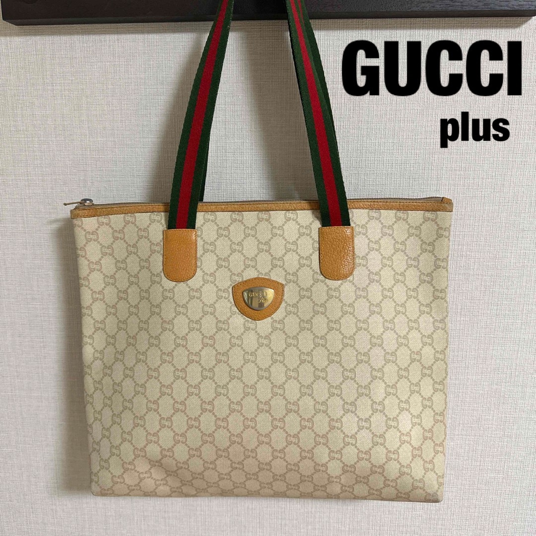 Gucci - GUCCI plus グッチ プラス トートバッグ シェリーラインの通販 ...
