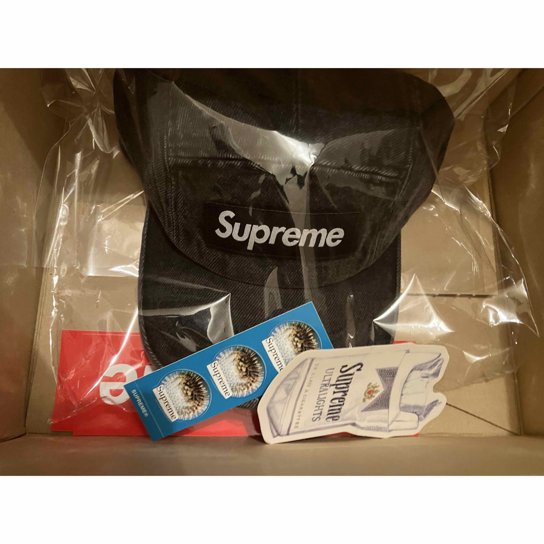 Supreme Denim Camp Cap "Black"