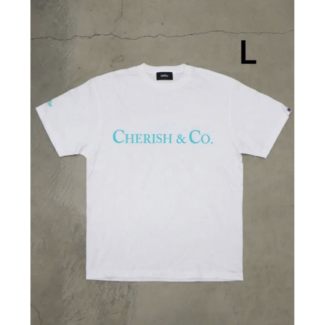 トップス【L】SAPEur CHERISH ＆ CO S/S Tee white