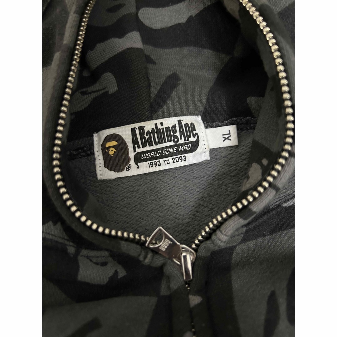 即日納品 激レアXL!BAPE 猿顔柄シャークパーカー パーカー