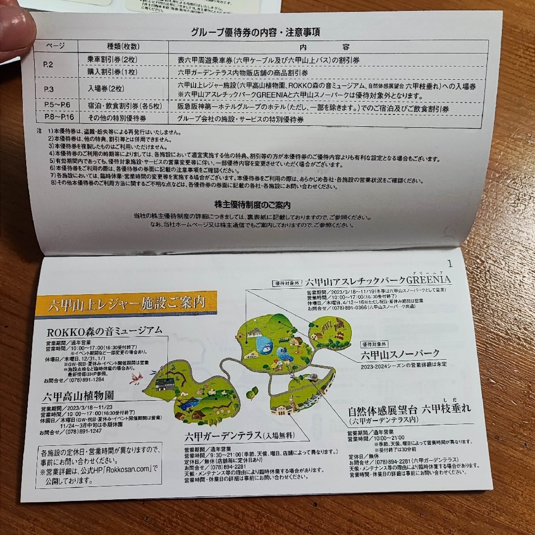 阪急阪神HD　株主優待 乗車券　30回×2枚　冊子付き 3