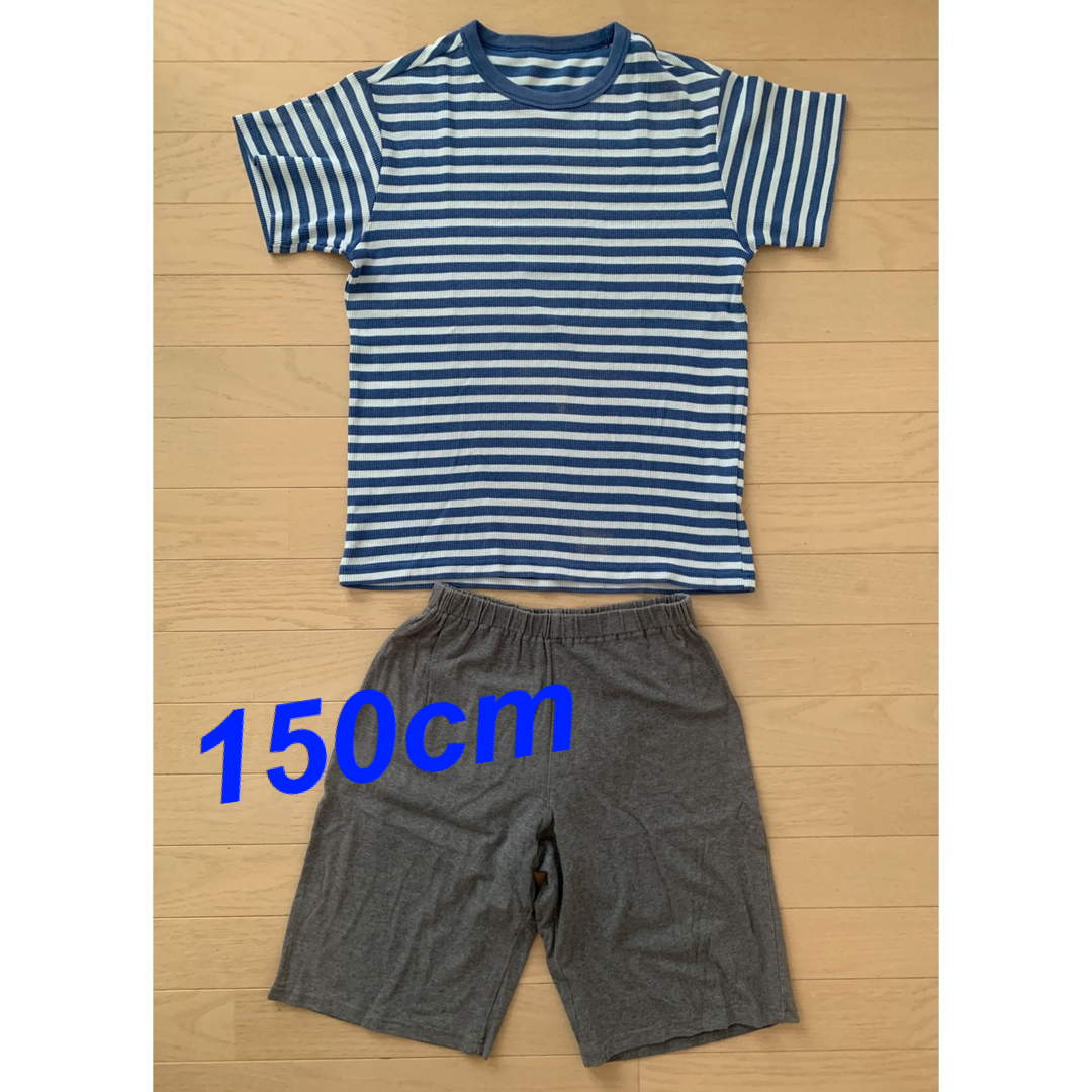 UNIQLO(ユニクロ)のUNIQLO BOYS ドライストレッチセット 150cm キッズ/ベビー/マタニティのキッズ服男の子用(90cm~)(パジャマ)の商品写真