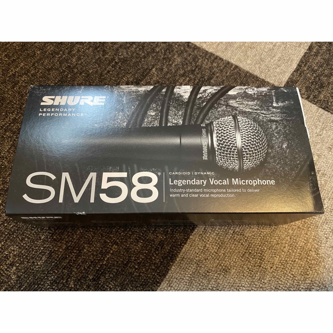 SHURE SM58【ダイナミックマイク】 楽器のレコーディング/PA機器(マイク)の商品写真