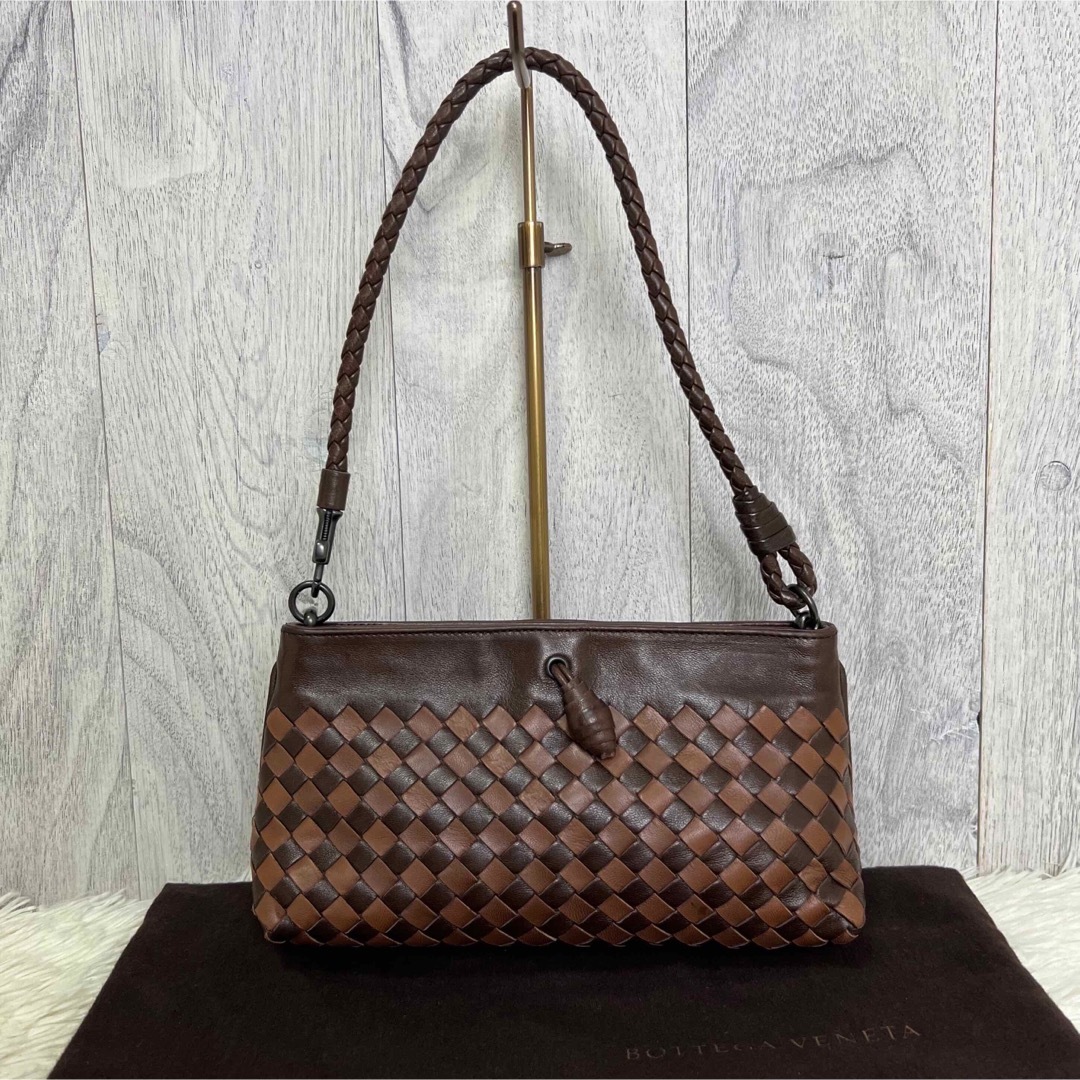 極美品 BOTTEGAVENETA ボッテガヴェネタ イントレチャート バッグ