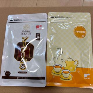 ティーライフ(Tea Life)のプーアール茶　メタボメ茶　ポット用各4個入り(健康茶)