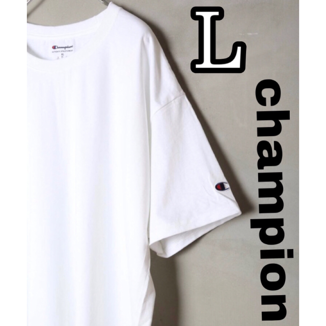 Champion(チャンピオン)の新品 オーバーサイズ チャンピオン tシャツ 白T ホワイト champion メンズのトップス(Tシャツ/カットソー(半袖/袖なし))の商品写真