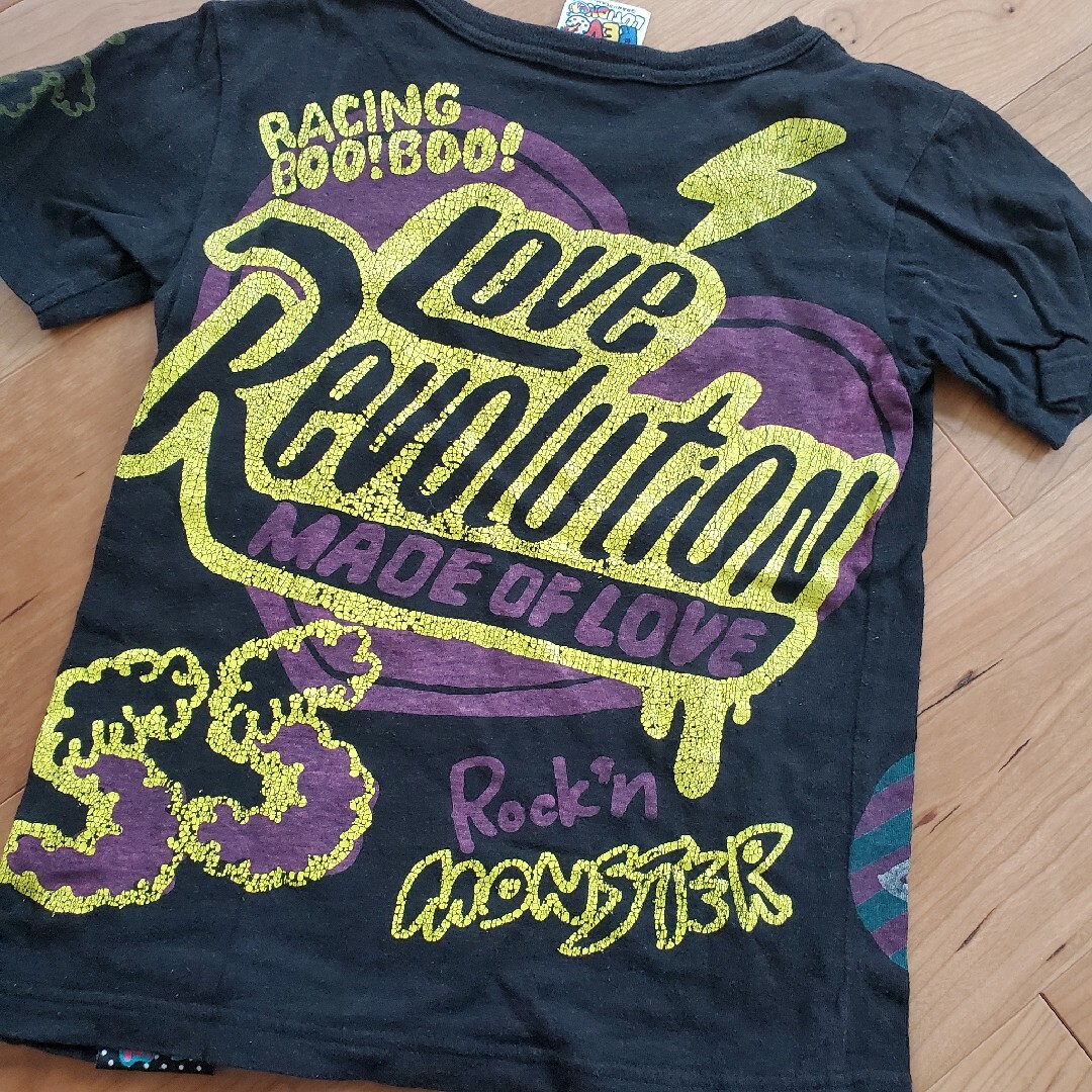 LOVE REVOLUTION(ラブレボリューション)の【ラブレボリューシヨン】130センチTシャツ②枚セット キッズ/ベビー/マタニティのキッズ服女の子用(90cm~)(Tシャツ/カットソー)の商品写真