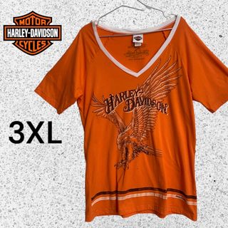 ハーレーダビッドソン(Harley Davidson)のHARLEY DAVIDSON/ハーレーダビッドソン　ロゴTシャツ　3XL(Tシャツ/カットソー(半袖/袖なし))