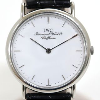 インターナショナルウォッチカンパニー(IWC)の【IWC】アイ・ダブリュー・シー ポートフィノ 腕時計 レディース クォーツ 3331 白文字盤 SSxレザー/tm05468ik(腕時計(アナログ))