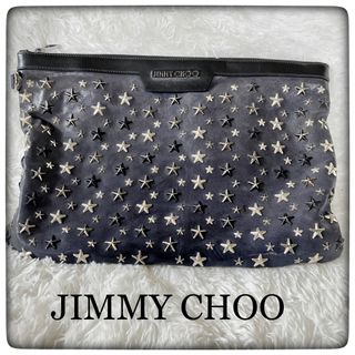 JIMMY CHOO - ジミーチュウ クラッチバッグ スタッズ シャンパン