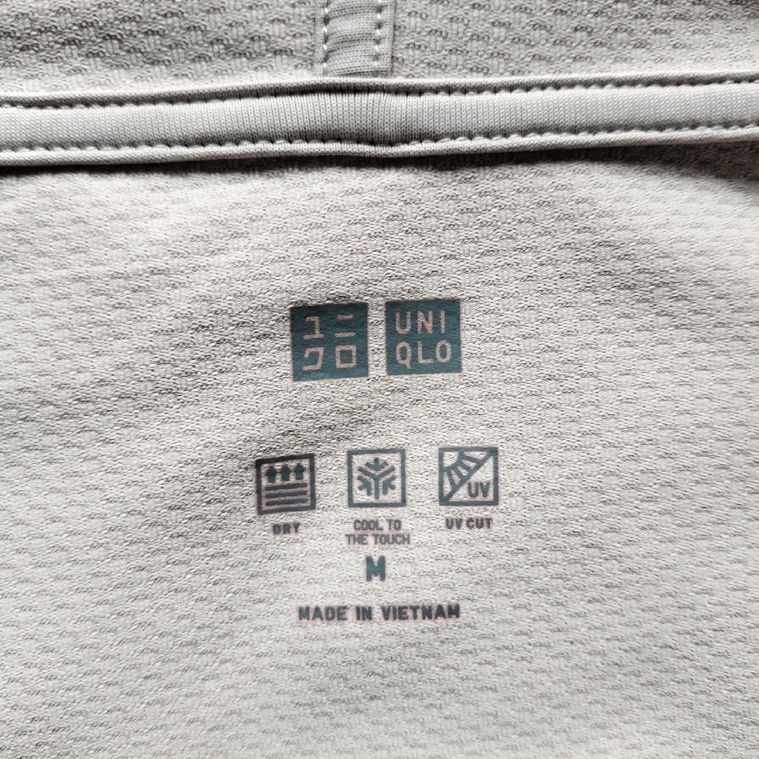 UNIQLO ユニクロ エアリズムUVカットメッシュパーカー ナチュラル Mサイズの通販 by 未来 ユニクロ Sサイズ フード付き 長袖 日除け UV DRY COOL エアリズム