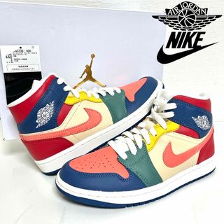 ジョーダン(Jordan Brand（NIKE）)のNIKE AIR JORDAN 1MID Multi-Color 23.5cm(スニーカー)