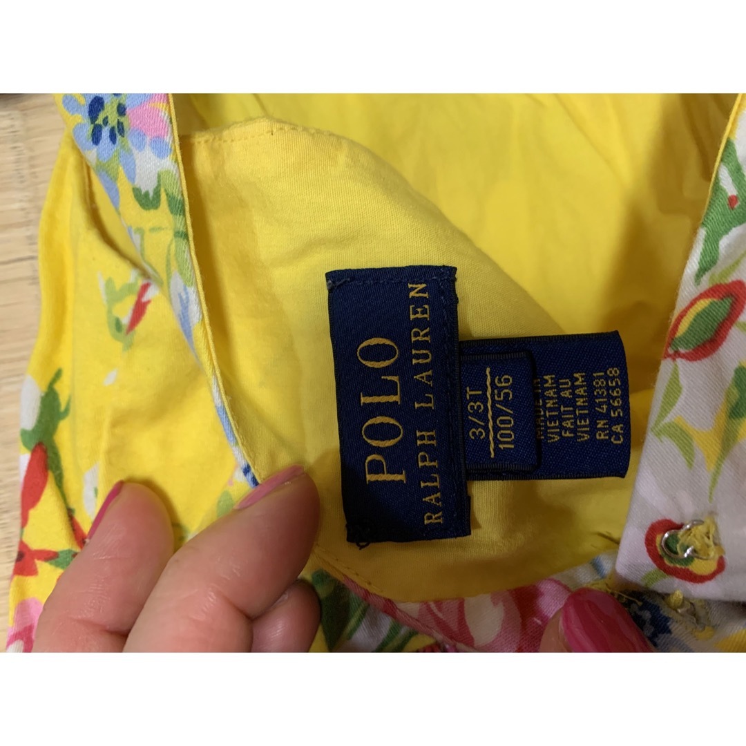 POLO RALPH LAUREN(ポロラルフローレン)のラルフローレン ワンピース　美品　100 キッズ/ベビー/マタニティのキッズ服女の子用(90cm~)(ワンピース)の商品写真