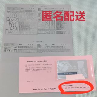 サンマルクホールディングス　株主優待(レストラン/食事券)