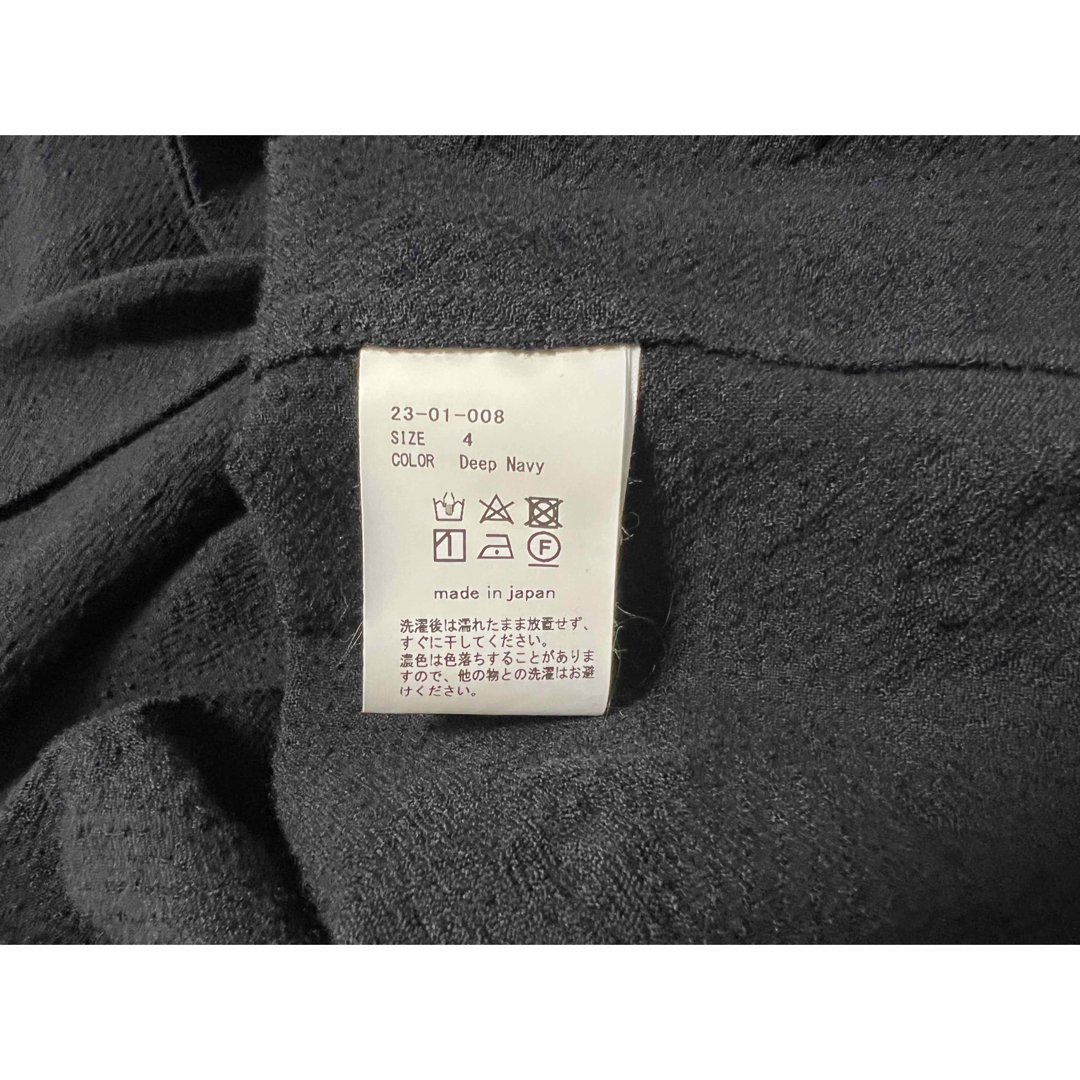 【AUBETT】綿×サマーウール縮絨サッカー オーバーサイズシャツ