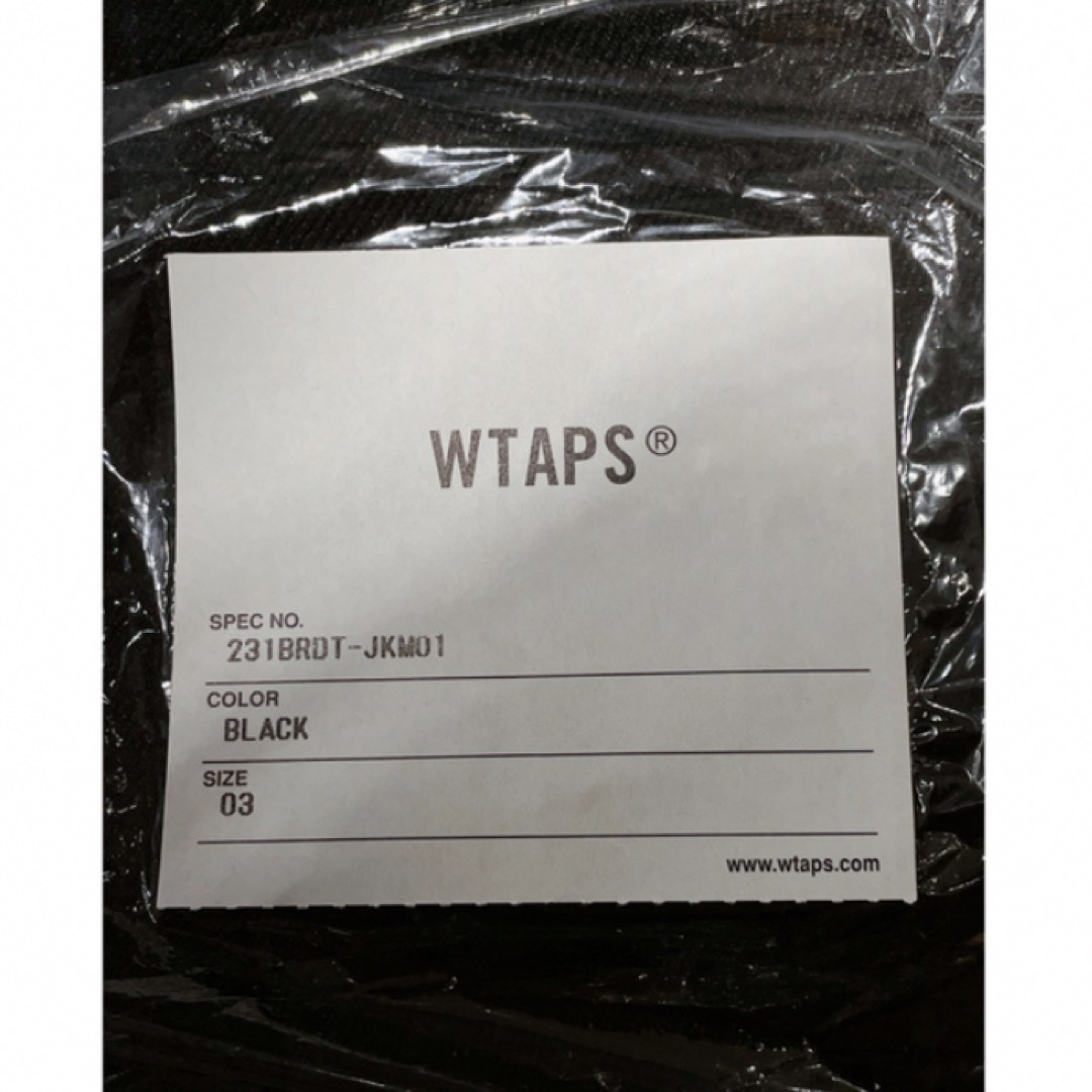Wtaps Track Jacket Poly Twill Wut Black - ナイロンジャケット