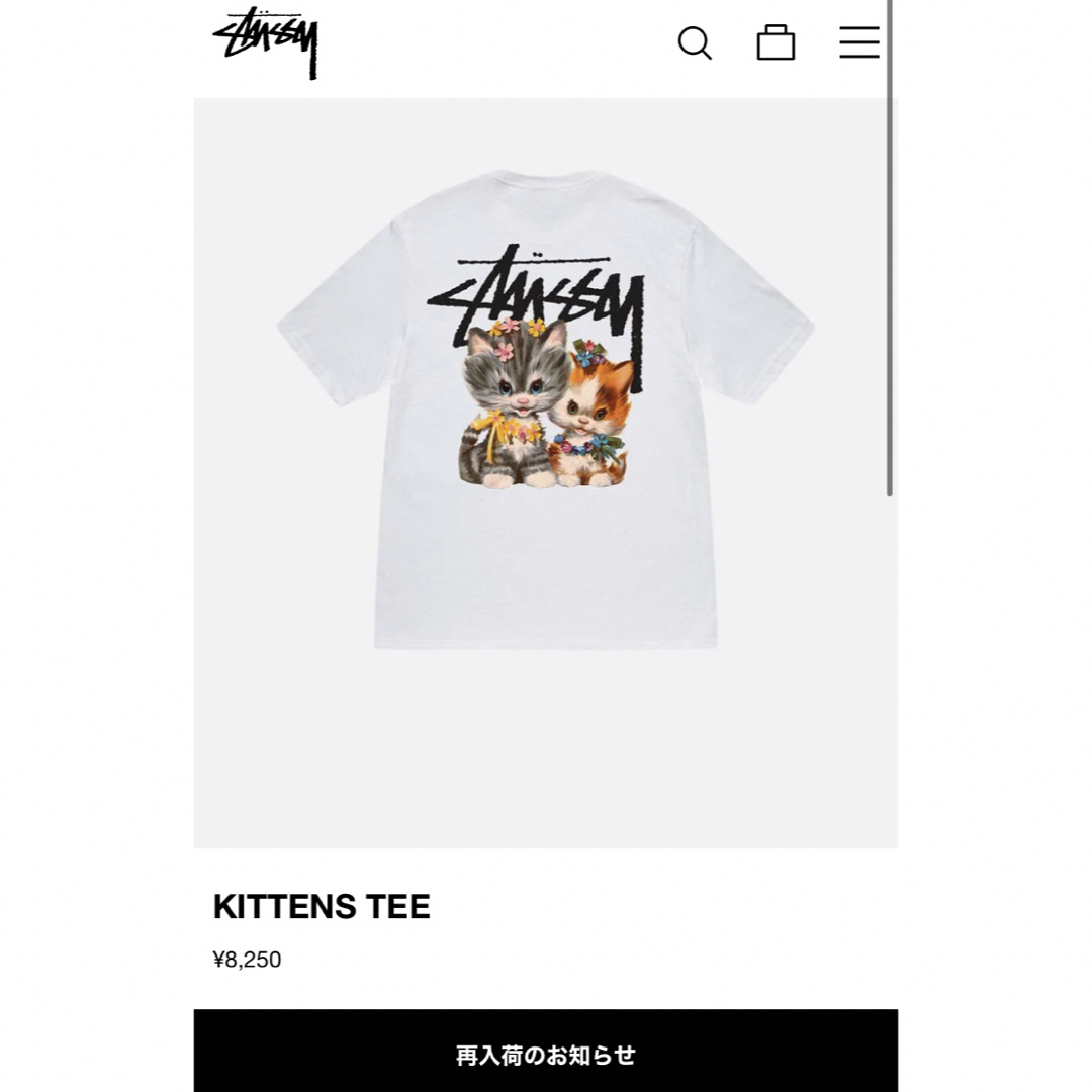 Stussy Kittens Tee \