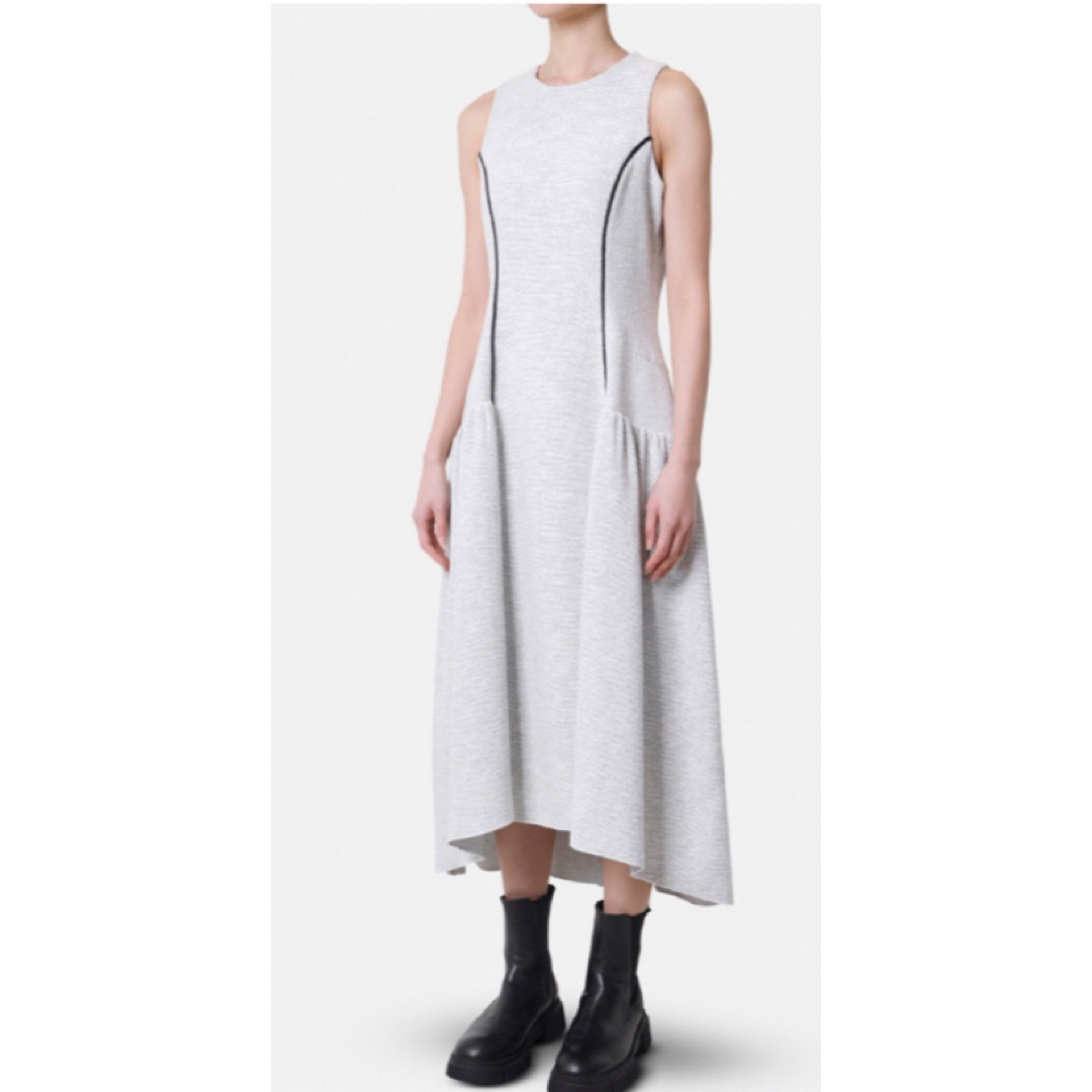 14000円 CIEL LE Bouclé Dress BLEU Paneled mercuridesign.com