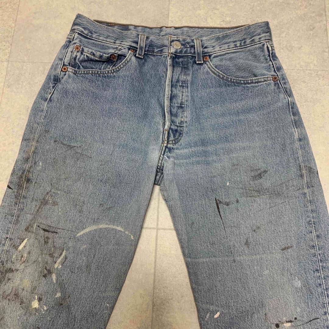 501(ゴーマルイチ)のLEVIS VINTAGE 501 ペンキ　デニム メンズのパンツ(デニム/ジーンズ)の商品写真