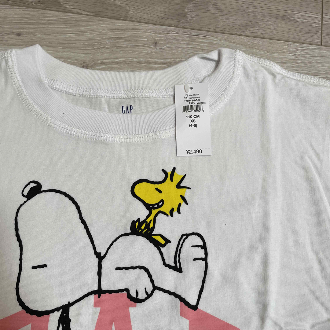 GAP Kids(ギャップキッズ)のGAP KIDS スヌーピー　半袖Tシャツ キッズ/ベビー/マタニティのキッズ服女の子用(90cm~)(Tシャツ/カットソー)の商品写真