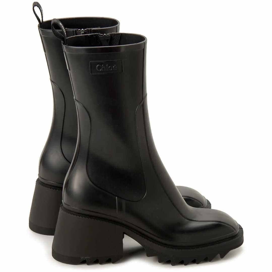 Chloe(クロエ)のクロエChioe Betty レインブーツ　新品Rain  Boots ブラック レディースの靴/シューズ(レインブーツ/長靴)の商品写真