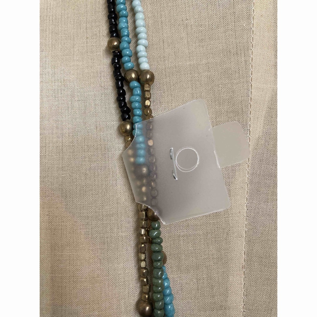 インド　ビーズ　ネックレス　ハンドメイド ハンドメイドのアクセサリー(ネックレス)の商品写真