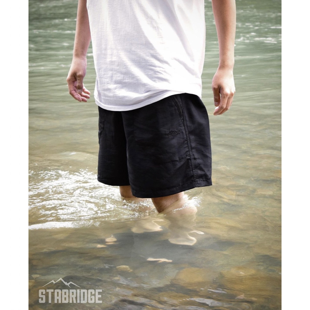 Lサイズ STABRIDGE Mid Summer Shorts Black - ショートパンツ