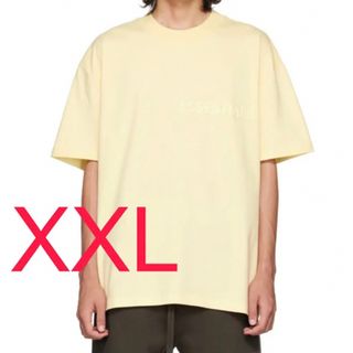 フィアオブゴッド(FEAR OF GOD)のFOG エッセンシャルズ Tシャツ イエロー XXL ラバー ロゴ(Tシャツ/カットソー(半袖/袖なし))