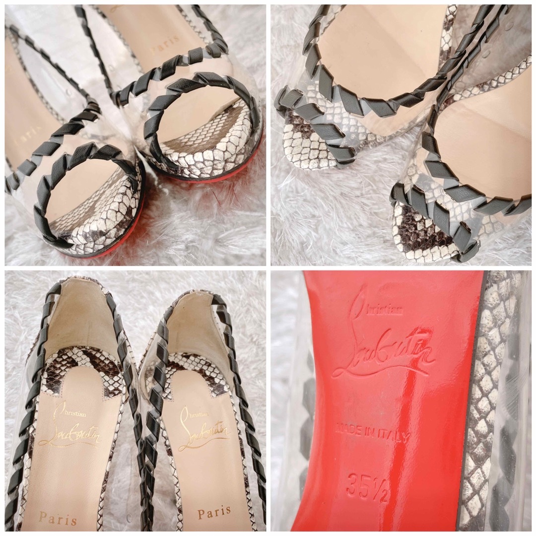 Christian Louboutin - ルブタン ビニール クリア サンダル ハイヒール パンプス オープントゥ 極美品の通販 by スズ☆プロフィール必読|クリスチャンルブタンならラクマ Christian Louboutin - ルブタン ビニール クリア サンダル ハイヒール パンプス オープントゥ 極美品の通販 by スズ☆プロフィール必読|クリスチャンルブタンならラクマ