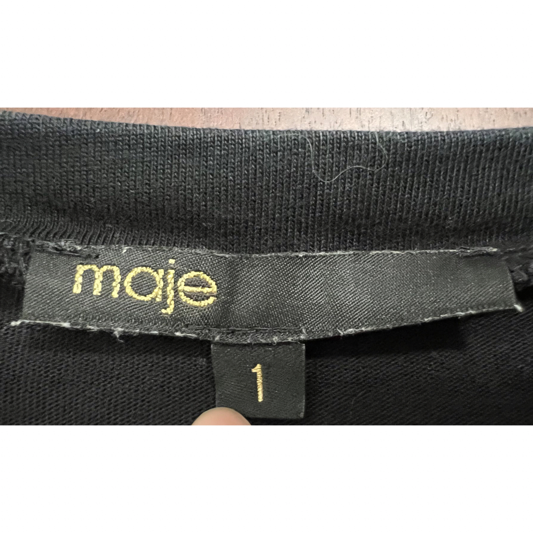 maje(マージュ)のMaje  黒 レディースのトップス(Tシャツ(半袖/袖なし))の商品写真
