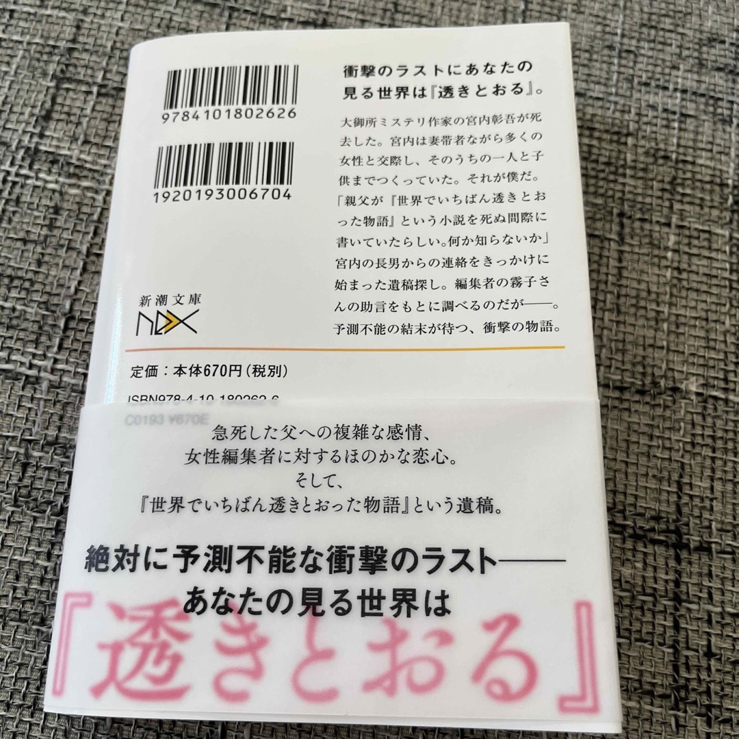 世界でいちばん透きとおった物語 エンタメ/ホビーの本(その他)の商品写真